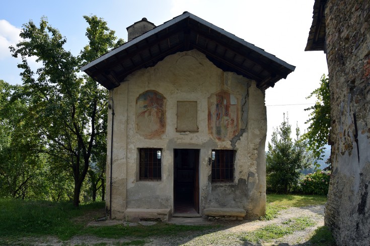 vista frontale della cappella