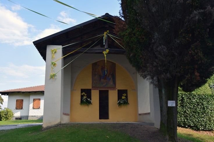 vista frontale della cappella